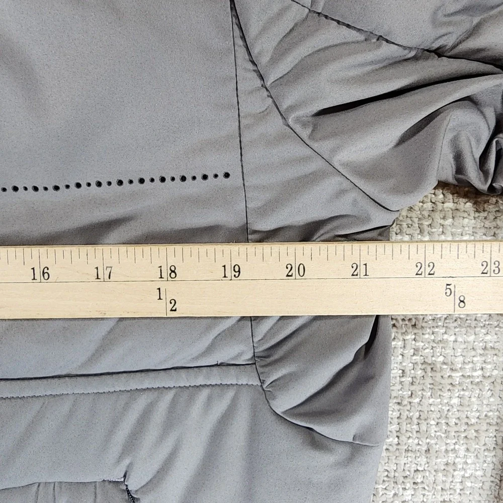 Nike Golf Aeroloft Jacket Mens L Gray Lightweight Quilted Full Zip 932235-036